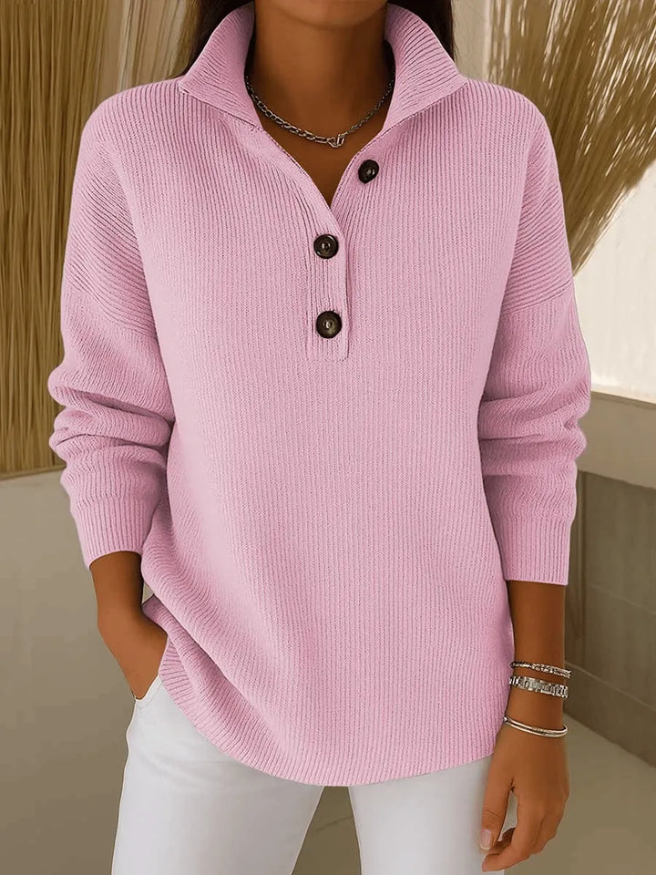 Adela | Jersey Polo de Cuello de Pico