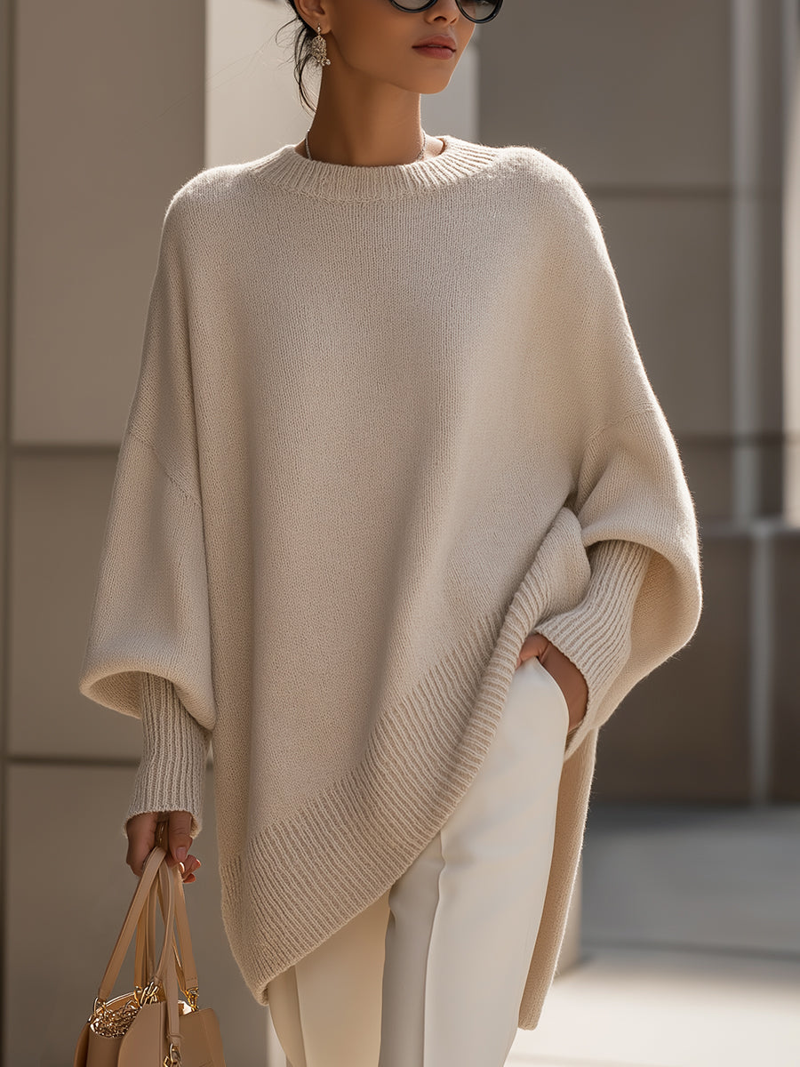 Julia | Jersey Oversize de Escote Amplio