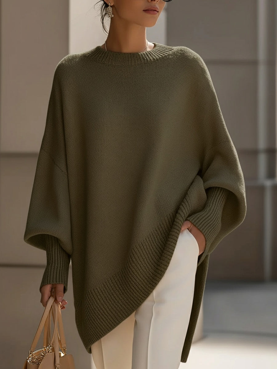 Julia | Jersey Oversize de Escote Amplio
