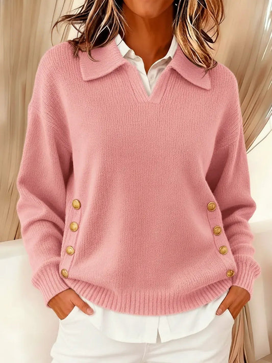 Montserrat | Jersey con Cuello Polo y Botones