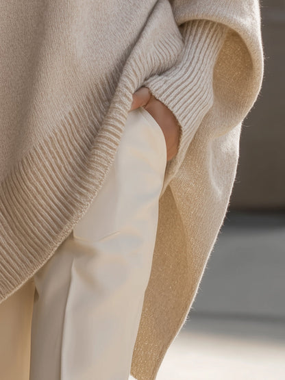 Julia | Jersey Oversize de Escote Amplio