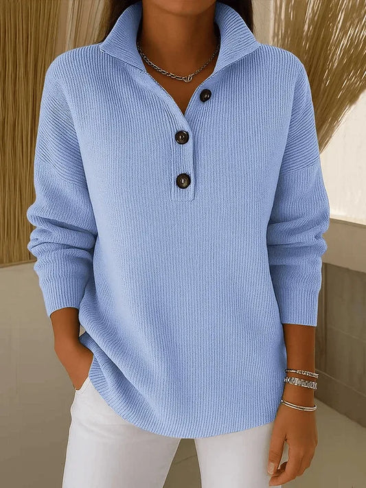 Adela | Jersey Polo de Cuello de Pico