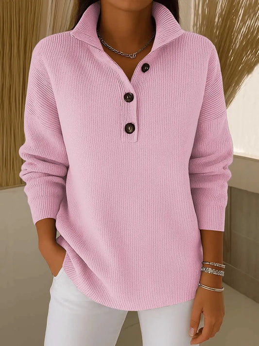 Adela | Jersey Polo de Cuello de Pico