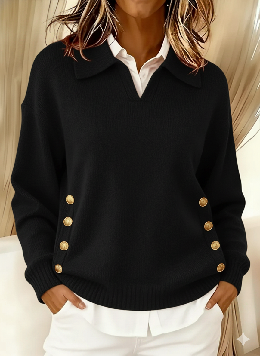Montserrat | Jersey con Cuello Polo y Botones